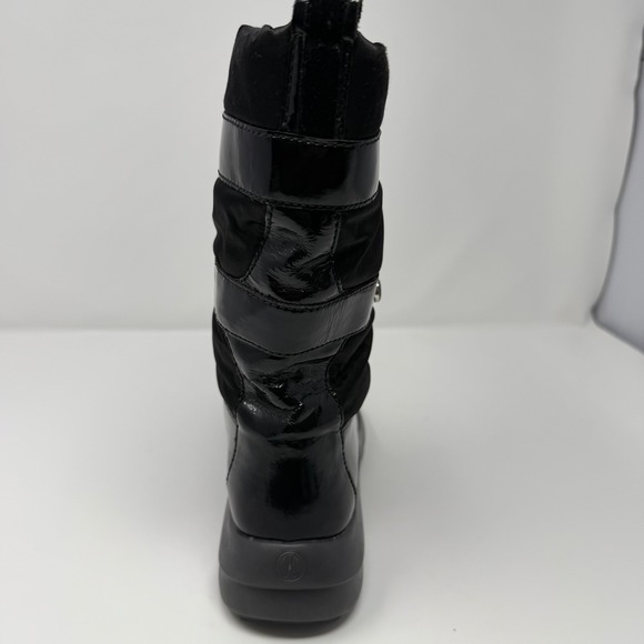 Cole Haan Single RIGHT Boot 8.0B Black Quilted Patent Snow Winter Replace D18525 - Picture 5 of 11